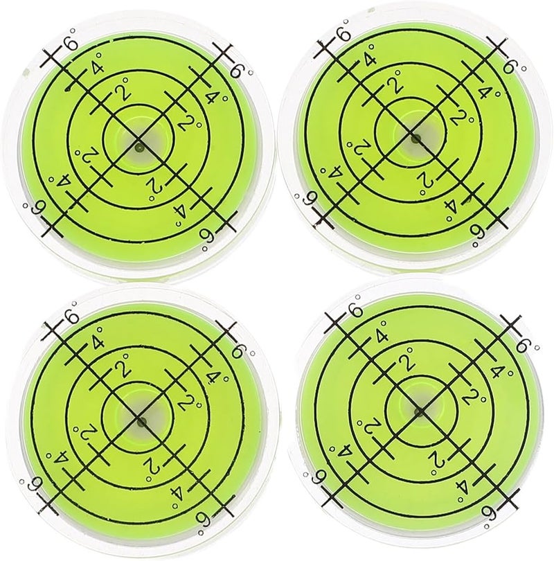 Safigle 4 Pack Mini Bubble Level Ruler Compact Portable Tool for Camera Tripod Leveling - Image 1